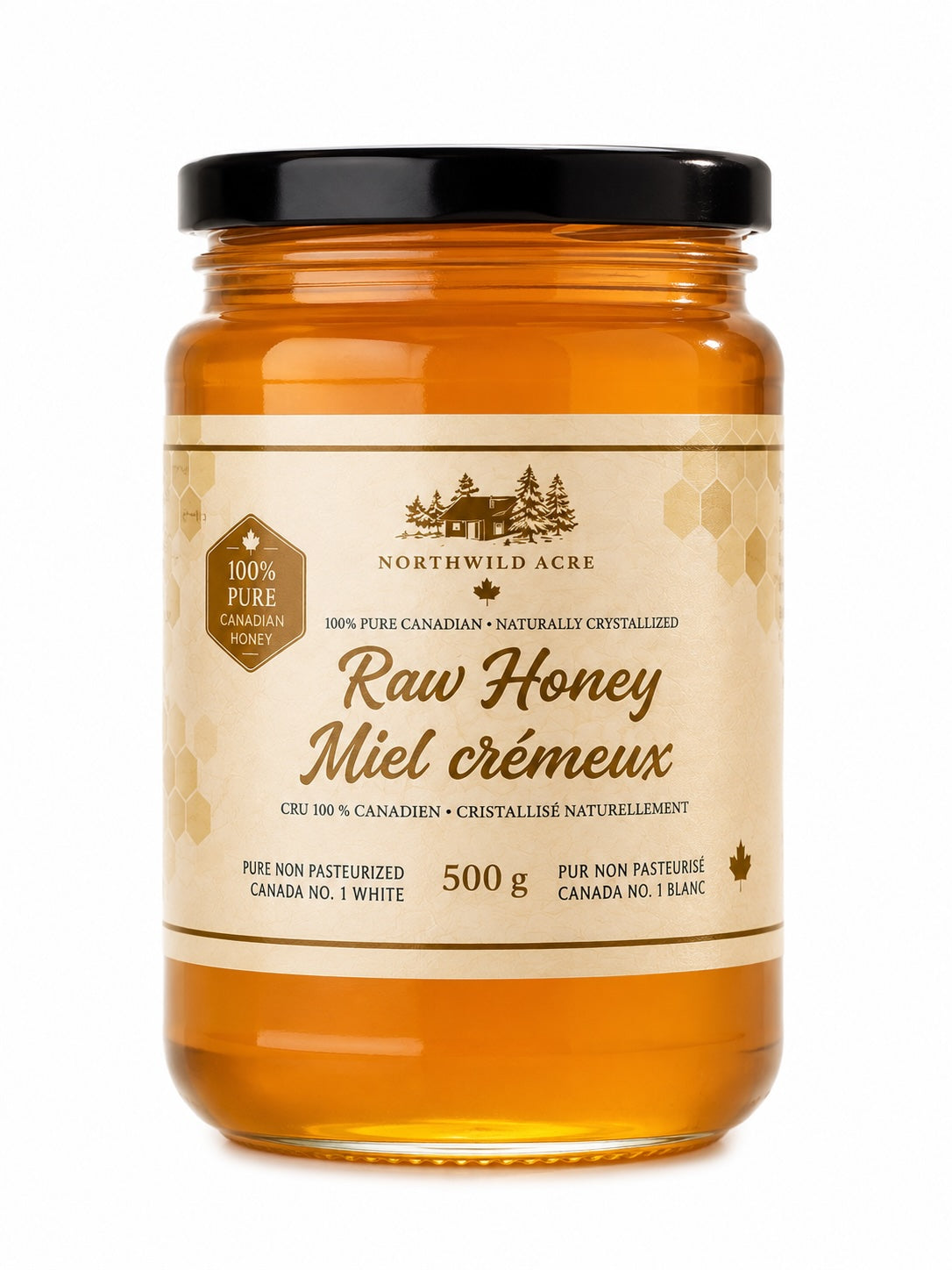Premium Canadian Raw wildflower Honey